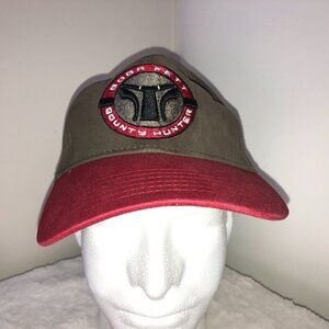 Star Wars Lucas Films Brown/Red Ballcap Boba Fett Bounty Hunter OS